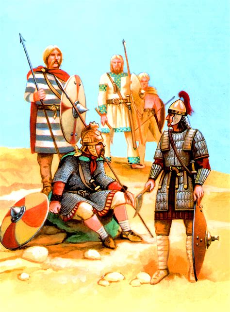 The Franks At Casilinum Gothic War Germanic Tribes Warriors