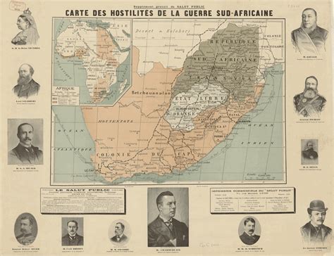 South Africa Boer War Map