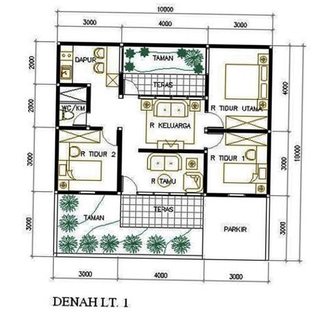 Desain Site Plan Rumah Minimalis Lantai Deagam Design