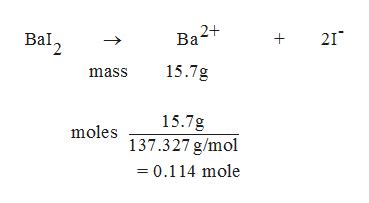 How many moles of oxygen gas are used in the. Answered: The mass in grams of iodine in a sample… | bartleby