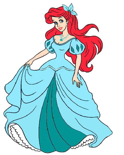 Ariels Dress Blue Disney Princess Fan Art 25296490 Fanpop
