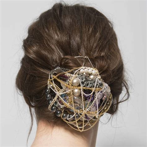 It has transcended time over and over again to become a firm favorite in the hairstyling world. Handmade Hair Bun Holder By Kat&Bee | notonthehighstreet.com