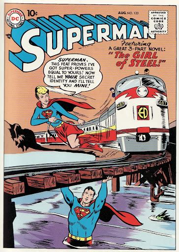 Supergirl Comic Box Commentary Back Issue Box Superman 123