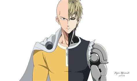 Heroic Hd Duo Genos And Saitama Wallpaper By Afriansh