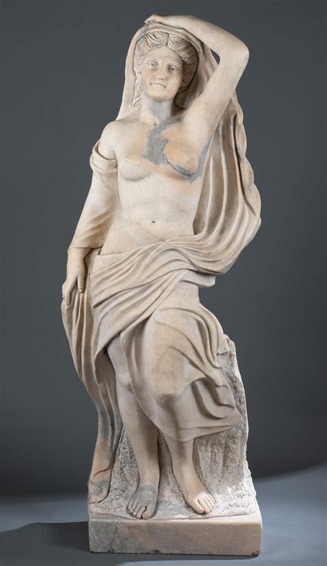 Sculpture Of A Woman Marble
