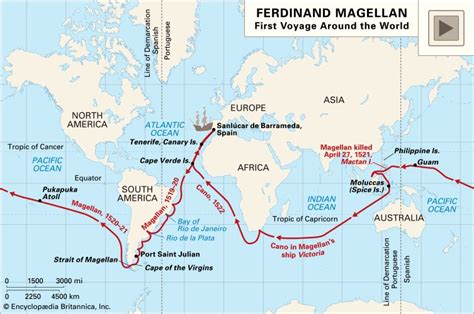 The Gallery For Ferdinand Magellan Route