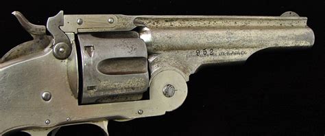 Smith And Wesson 1st Model Schofield 45 Caliber Revolver Gun Is Wells