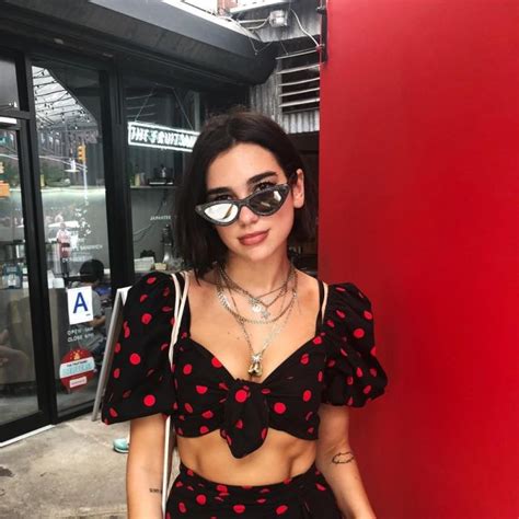 Sunglasses Black Glitter Dua Lipa On His Account Instagram Spotern