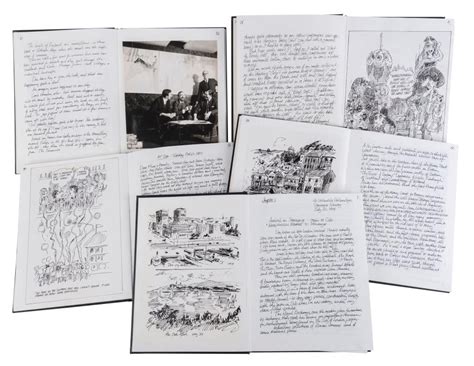 Autobiography Five Volumes With 100s Of Handwritten Pages The