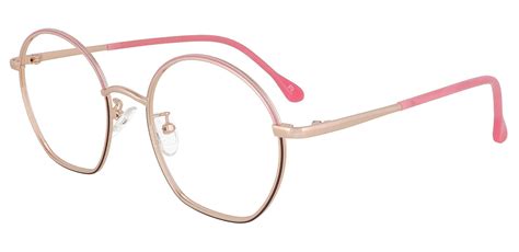 rose geometric prescription glasses rose gold women s eyeglasses payne glasses