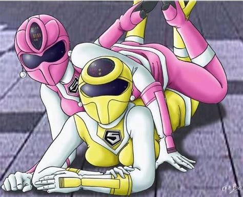 Pink And Yellow Ranger Lezbo Love Power Ranger Lesbian