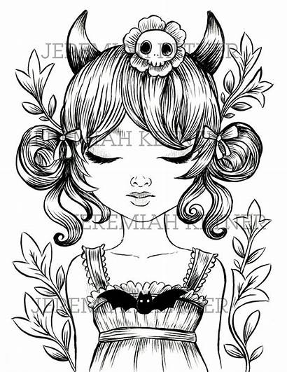 Devil Drawing Coloring Pages Draw Clipartmag Instant