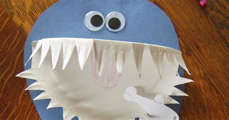 This Is A Funny Shark Craft You Can Make From A Paper