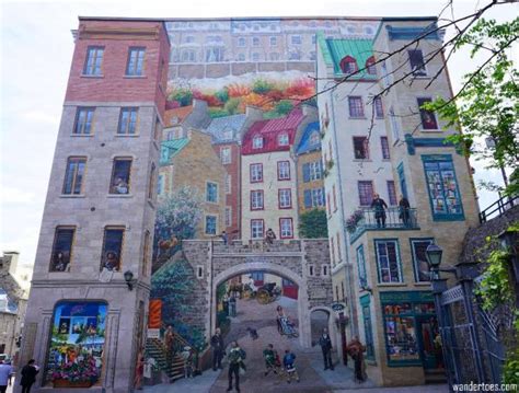 Quebec City History In Murals Wandertoes