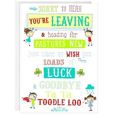 We did not find results for: SORRY YOU'RE LEAVING Card Funny Humour Greetings Cute ...