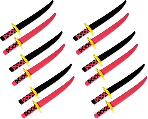 Foam Ninja Swords Set Of 12 Safe Fun By Trademark