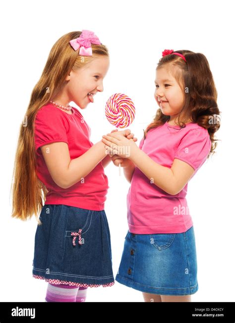 Girl Tongue Lollipop Cut Out Stock Images And Pictures Alamy