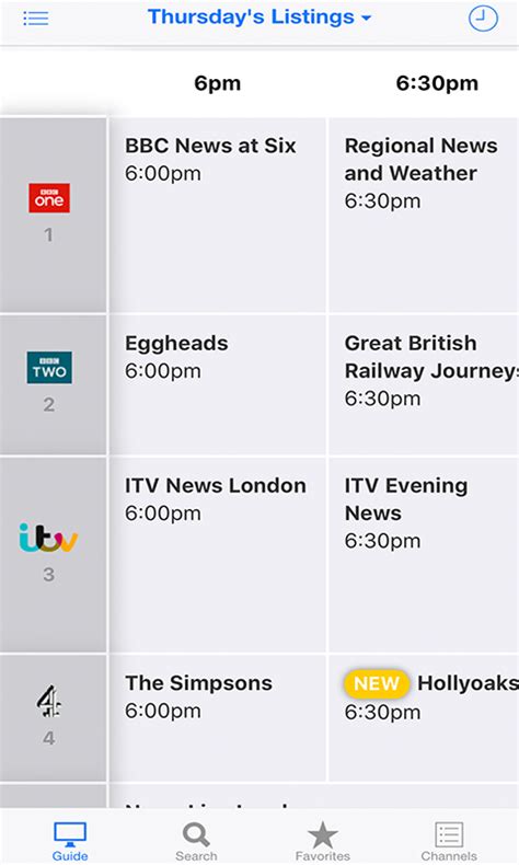 On Tv Tonight Uk Listings Guideukappstore For Android