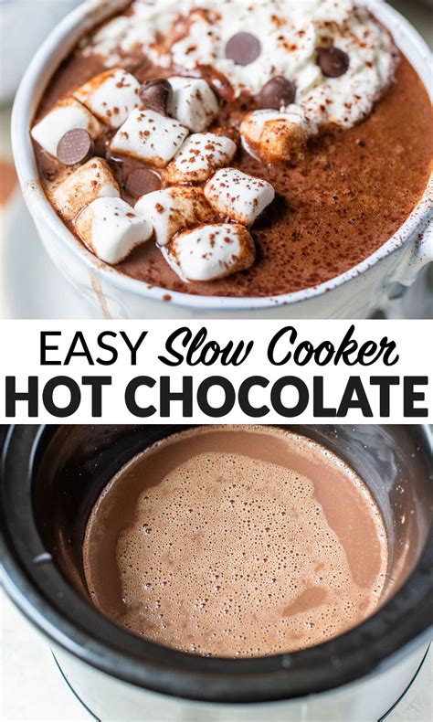 Crockpot Hot Chocolate Easy Creamy Recipe