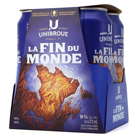 Unibroue La Fin Du Monde Tripel 4 Cans Beer Parkside Liquor Beer And Wine