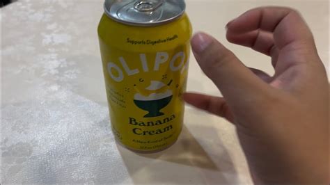 Asmr Olipop Banana Cream Flavor Youtube