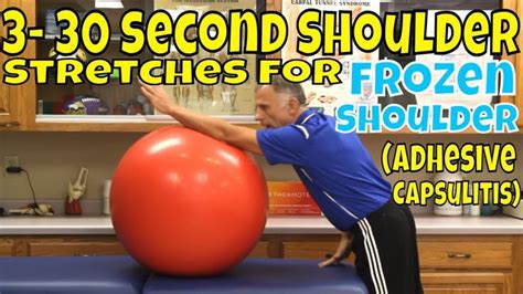 3 30 Second Shoulder Stretches For Frozen Shoulder Adhesive Capsulitis