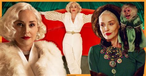 Zo speelt @sharonstone de wraakzuchtige lenore osgood (haar aapje heeft meer stijl dan ik en nee. Sharon Stone, despre Ratched: "Casa mea din film este ...