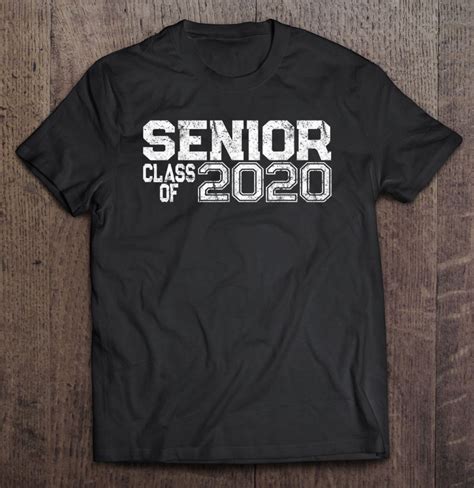Vintage Senior Class Of 2020 High School Senior College T Shirts