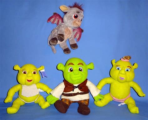 Plush Shrek Babyogre Baby Boy And Girlbaby Donkey Dragondreamworks