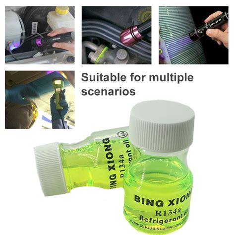 Universal Fluorescent Oil Leak Detector Test Uv Dye Agent Automotive