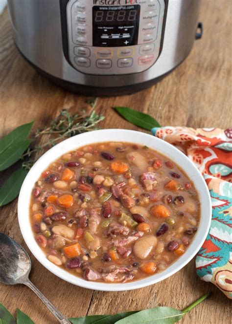 15 Bean Soup Recipe Vegetarian Instant Pot