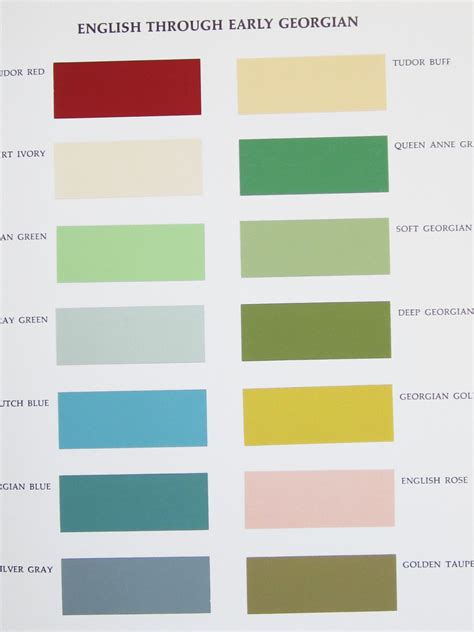 English Colour Through Early Georgian From Color For Interiors By