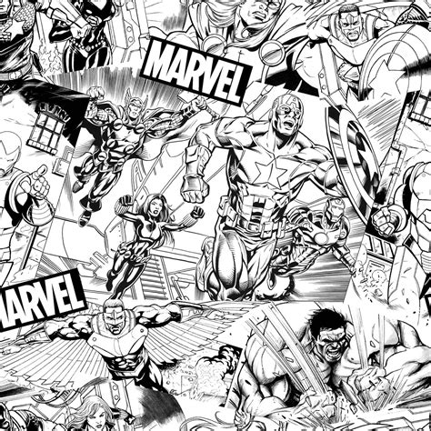 Black And White Comic Wallpapers Wallpaper Cave