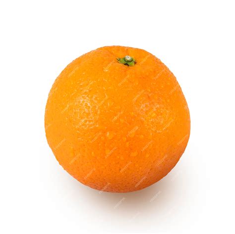 Fruta De Naranja Aislada Sobre Fondo Blanco Foto Premium