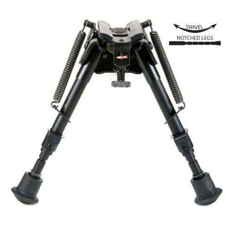 Harris Bipod S Brm To With Leg Notch Swivel Mount Black