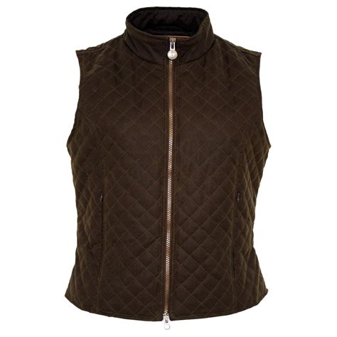Women S Outback Trading Company Quilted Oilskin Vest Vests 32886 Hot