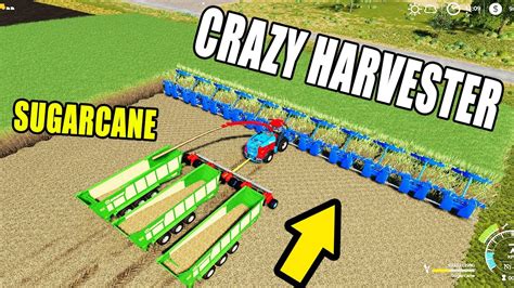 Krone Bigx 50m Crazy Sugarcane Harvester And Cutter V12 Fs 19