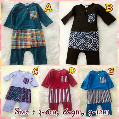 Check spelling or type a new query. Romper Baju Melayu baby bersampin, Baju raya baby, baju ...