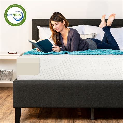 Best Choice Products 10 Dual Layered Medium Firm Memory Foam Mattress W Open Cell Cooling