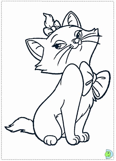 Disney Marie Cat Coloring Page Download And Print For Free Coloring Home