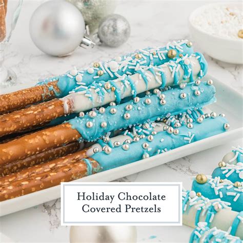 Best Chocolate Covered Pretzel Rods Holiday Pretzel Rods