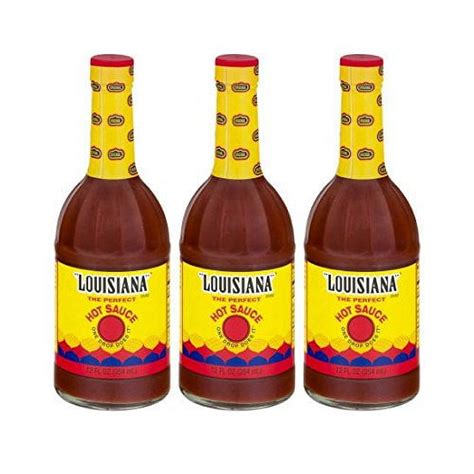 Louisiana Brand The Perfect Hot Sauce 3 Bottles 120 Fl Oz