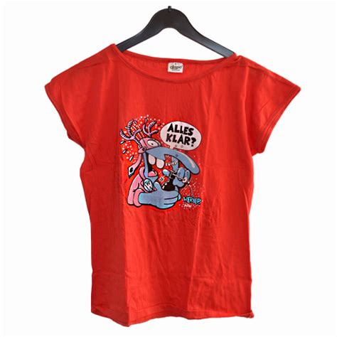 Klicken sie hier um mehr informationen zu dieser webseite zu erhalten. Werner - Fanshirt - T-Shirt - rot - "Alles klar?" - Gr. L ...