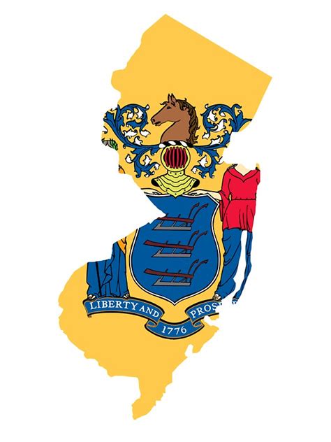 New jersey's state symbols have been officially selected to represent special elements of life in nj. "New Jersey State Flag" Stickers by Madison Bailey | Redbubble