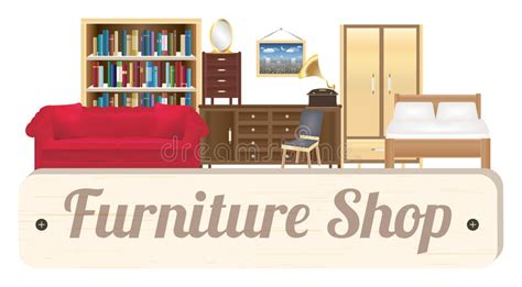 The long, naturally rough shape of each board is highlighted by a glossy,. Furniture Shop Wood Board With Sofa Bookcase Desk Chair ...