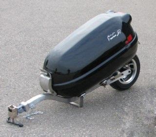 Motorcycle carrying trailers may be open or enclosed. Third Wheel Crusier Trailer | Motorcycle trailer, Pull ...