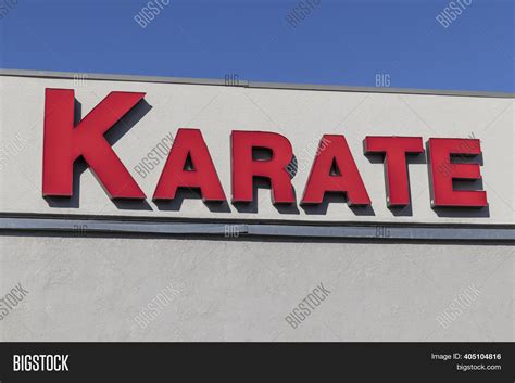 Karate Sign Above Dojo Image And Photo Free Trial Bigstock