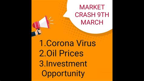 Does the stock market has impact over the bitcoin price? STOCK MARKET & BITCOIN CRASH | 9 MARCH | INVESTMENT ...