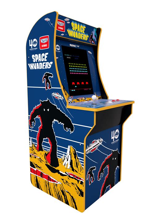 Space Invaders Arcade Machine, Arcade1UP, 4ft - Walmart Inventory ...