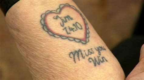 Woman 92 Has Tattoo For Her Husband Bbc News